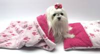 3 in 1 Handtuch, Schlafsack, Decke PINK PAW Gr.2