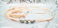 ELEGANT LACHS Vorführleine,Ausstellungsleine 2 mm Halsung