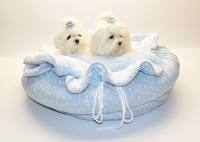 Hundebett FLOWER  Limited Edition BLUE STAR Gr.2