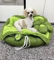 Hundebett FLOWER  Limited Edition LIGHT GREEN