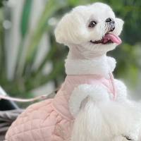 Gesteppte Winterjacke PINK  DREAM mit Leine