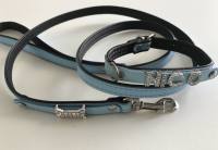 Halsband und Leine aus Leder mit...