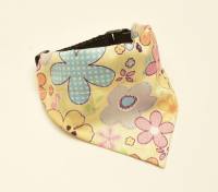 Halstuch/Halsband 2 in  1 * FLOWER *bis Gr.5