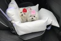 Hundeautositz /Reisebett /Tasche DOGSZONE WHITE