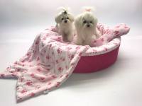 Hundebett,Kuschelnest DREAMLAND PINK Gr.2
