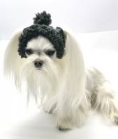 Hundecappy mit Bommel  ,Wintermütze POLAR NIGHT