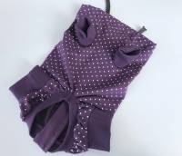 OP Body Hunde Body Weibchen DOTS PURPLE