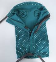 OP Body Hunde Body/Weibchen DOTS PETROL