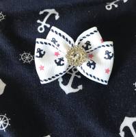 Hunde Schleife ANKER WEISS