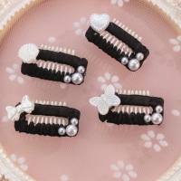 Hunde Spange Klipp  2,5 cm ,Kamm Clip Spange Metall Haarspange Hund schwarz