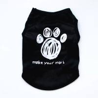 Hunde T-Shirt Make Your Mark Schwarz